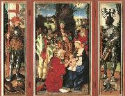 BALDUNG GRIEN, Hans Adoration of the Magi oil painting artist